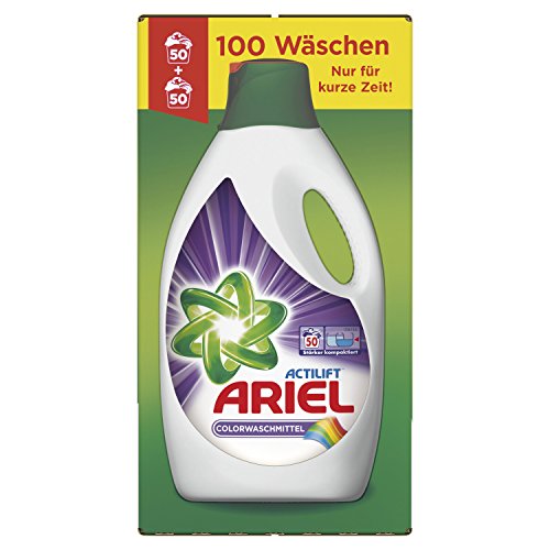 Ariel Colorwaschmittel (Flüssig) 5,5 l, 100 Waschladungen