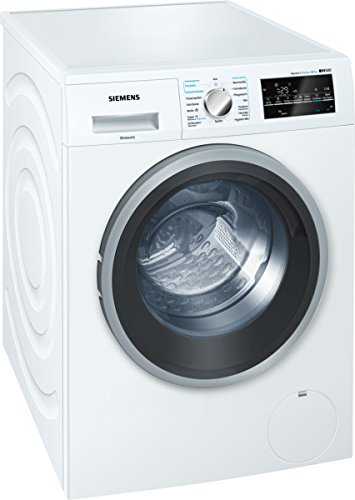 Siemens WD15G442 iQ500 Waschtrockner / A+++ D / 1088 kWh / 81 kg / 8 kg Waschen / 5 kg Trocknen / Weiß / Großes Display mit Endezeitvorwahl [Altes Modell]