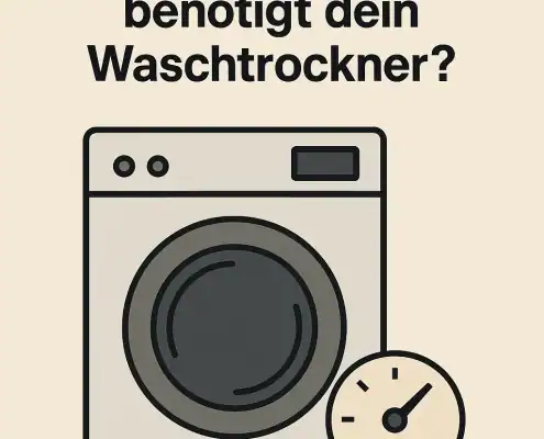 Welche Schleuderdrehzahl benötigt dein Waschtrockner