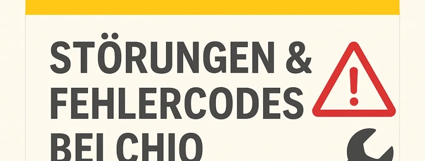 Störungen & Fehlercodes bei CHiQ Waschtrocknern