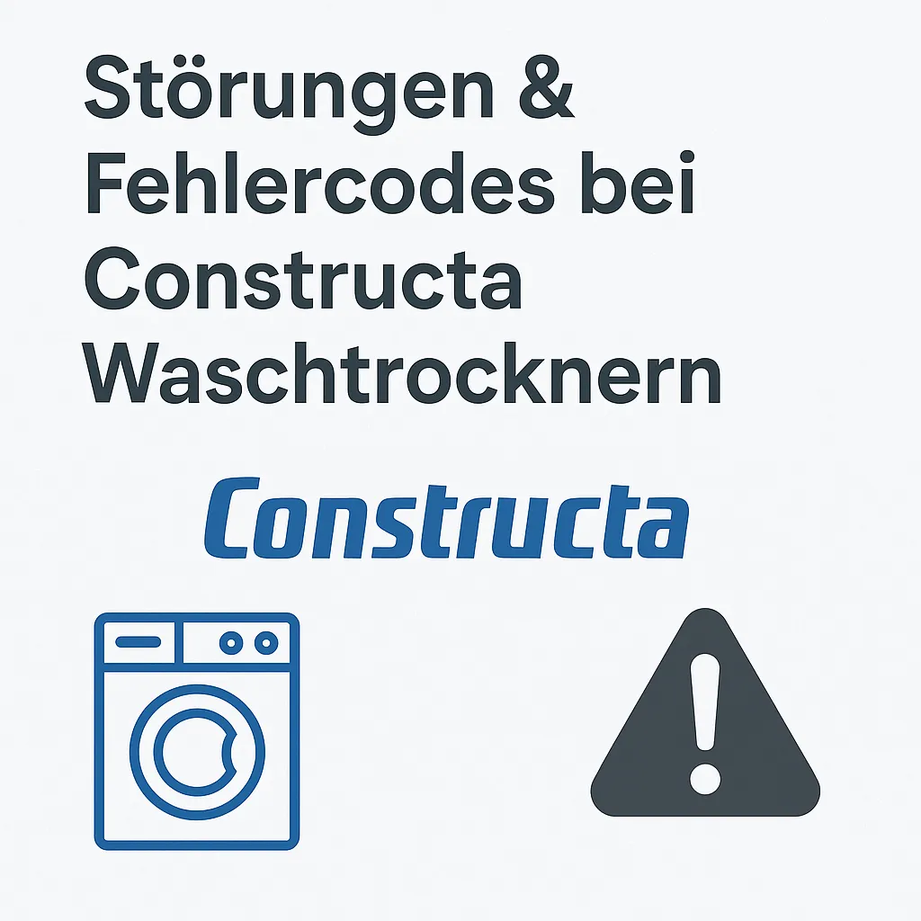 Störungen & Fehlercodes bei Constructa Waschtrocknern