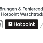 Störungen & Fehlercodes bei Hotpoint Waschtrocknern