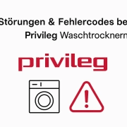Störungen & Fehlercodes bei Privileg Waschtrocknern