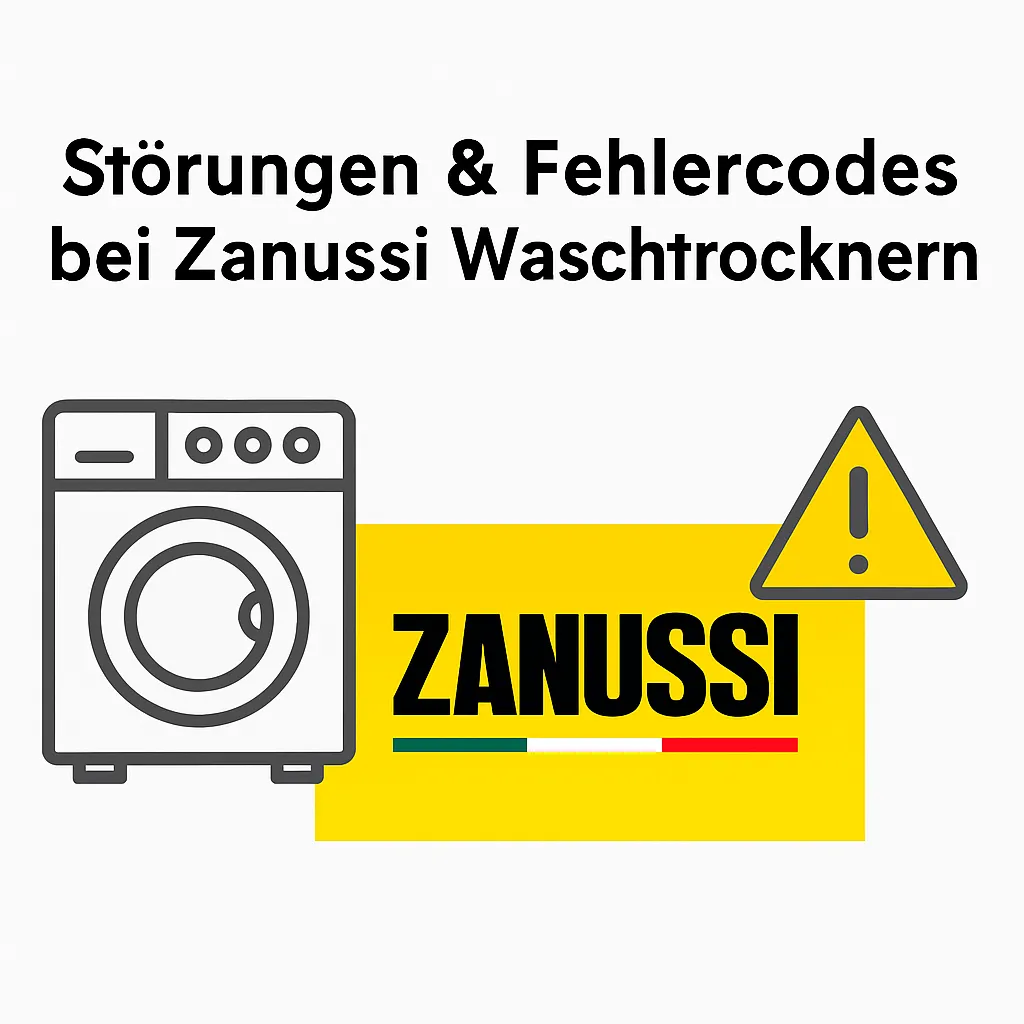 Störungen & Fehlercodes bei Zanussi Waschtrocknern 
