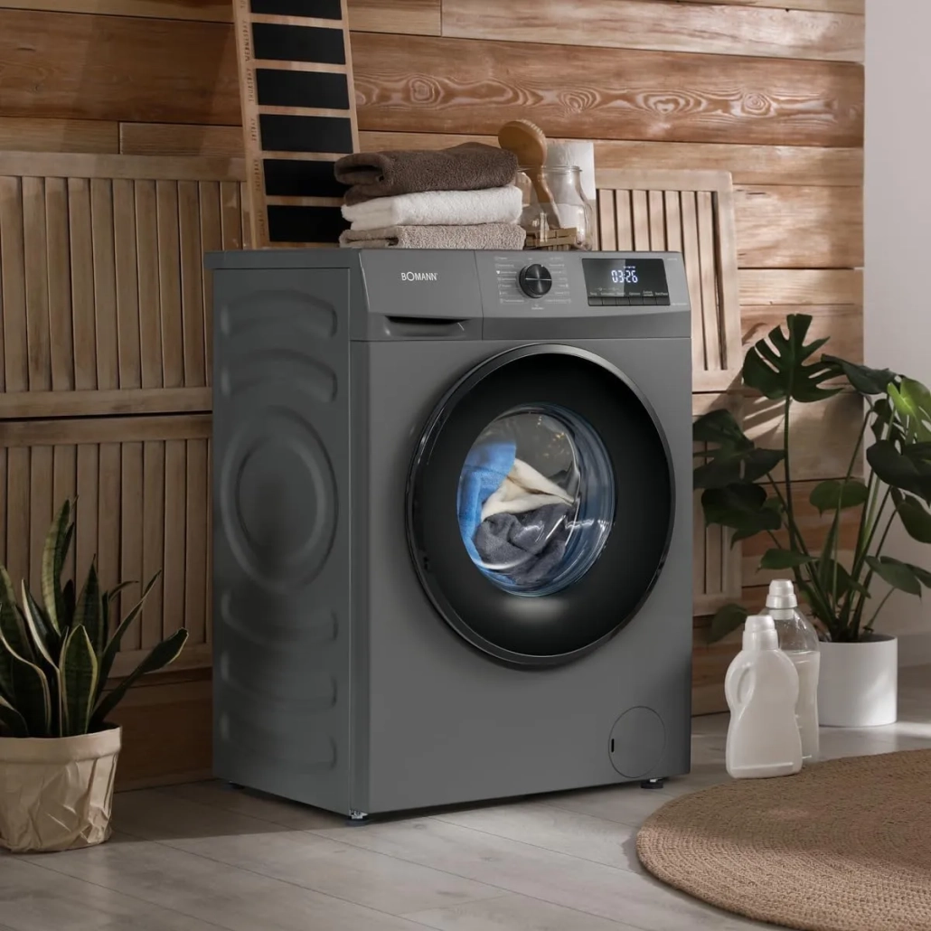 Bomann WA 7175 titan - schwarz Waschmaschine