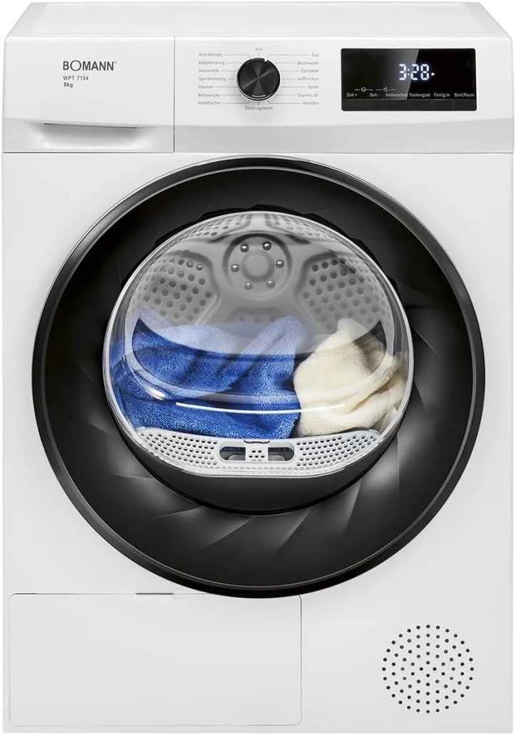 Bomann WPT 7154 Weiß Wärmepumpentrockner