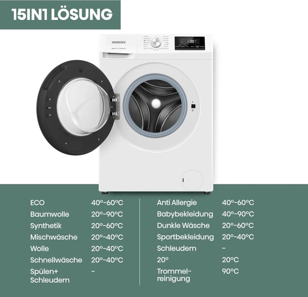 Heinrich´s Waschmaschine HWM 6210TG