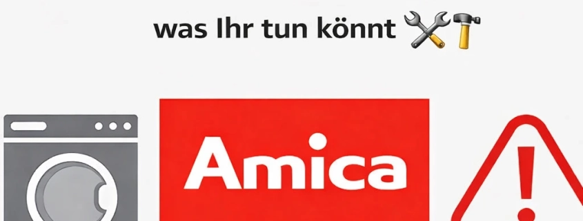 Störungen & Fehlercodes bei Amica Wäschetrockner