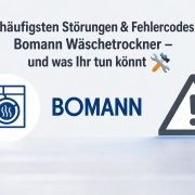 Störungen _ Fehlercodes bei Bomann Wäschetrockner Störungen & Fehlercodes bei Bomann Wäschetrockner