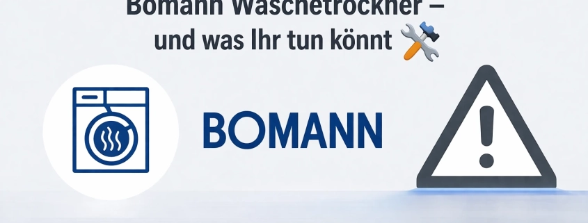 Störungen & Fehlercodes bei Bomann Wäschetrockner