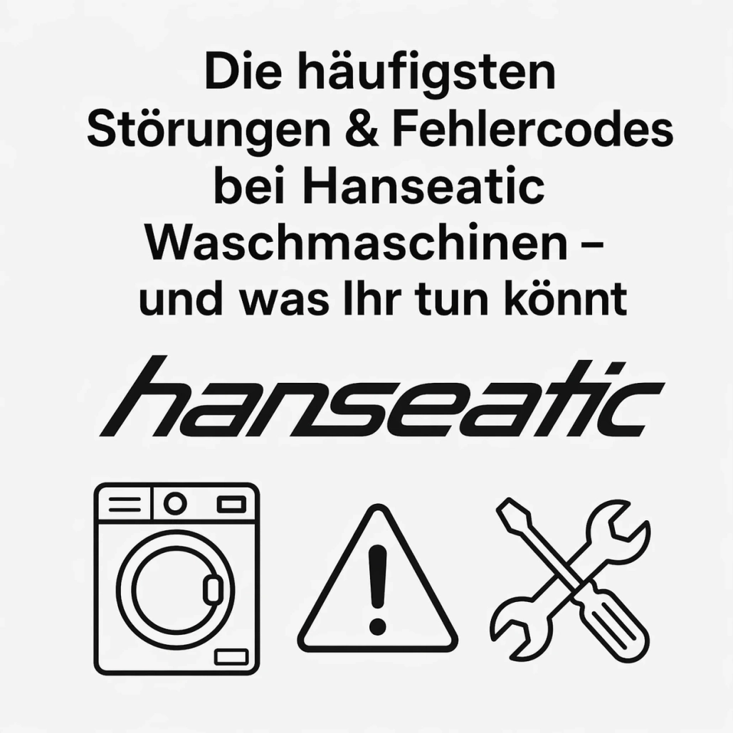 Störungen & Fehlercodes bei Hanseatic Waschmaschinen