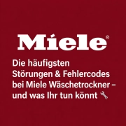 Störungen & Fehlercodes bei Miele Wäschetrockner