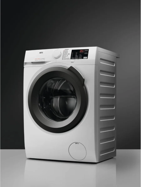 AEG L6AMZ48FL Waschmaschine, 8 kg, Frontlader, weiß