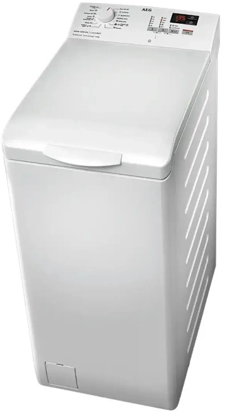 AEG LTR6N40260 Waschmaschine - schmaler 6-kg-Toplader mit ProSense®, Inverter-Motor und 1200 U/min