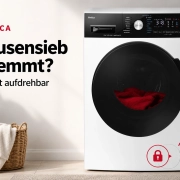 Amica Waschmaschine: Flusensieb klemmt
