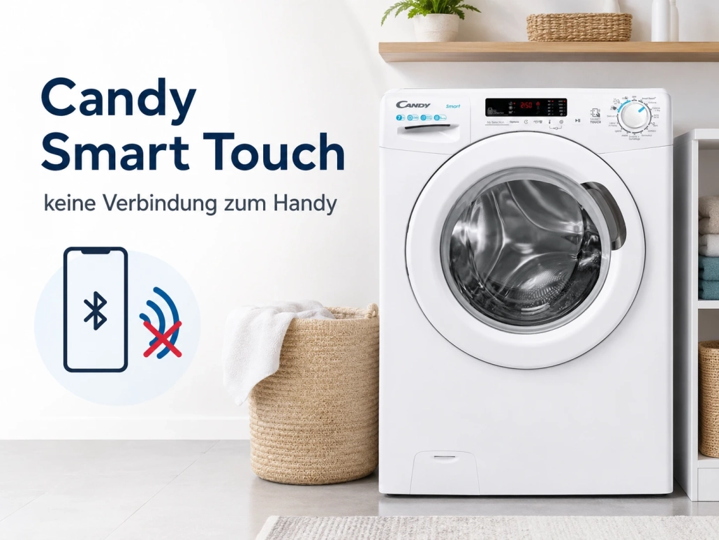 Candy Smart Touch Waschmaschine verbindet sich nicht mit dem Handy