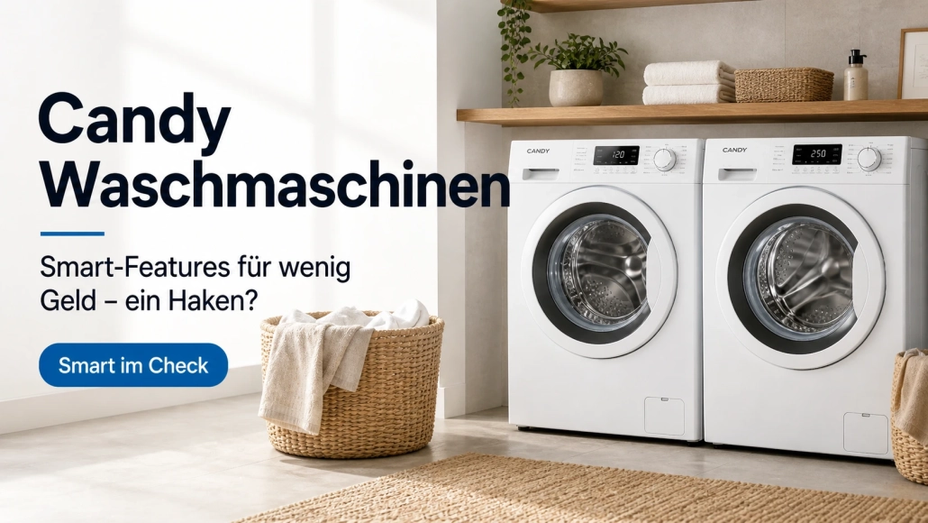 Candy Waschmaschinen: Smart-Features für wenig Geld – ein Haken?
