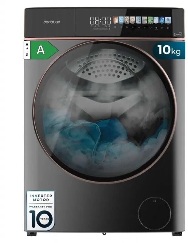 Cecotec Bolero DressCode 10900 Autodose Inverter FullColor Steel Waschmaschine