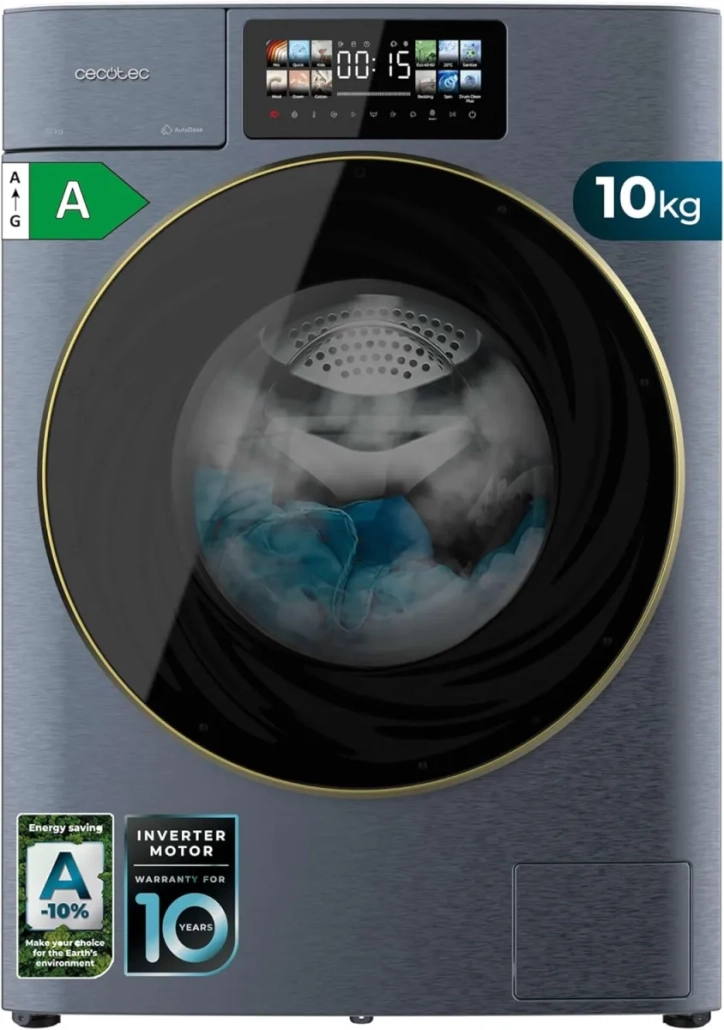Cecotec Bolero DressCode 10950 Autodose Inverter 3D A Ice Blue Waschmaschine