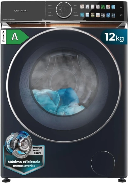 Cecotec Bolero DressCode 12980 Direct Drive Blue A Waschmaschine 12 kg