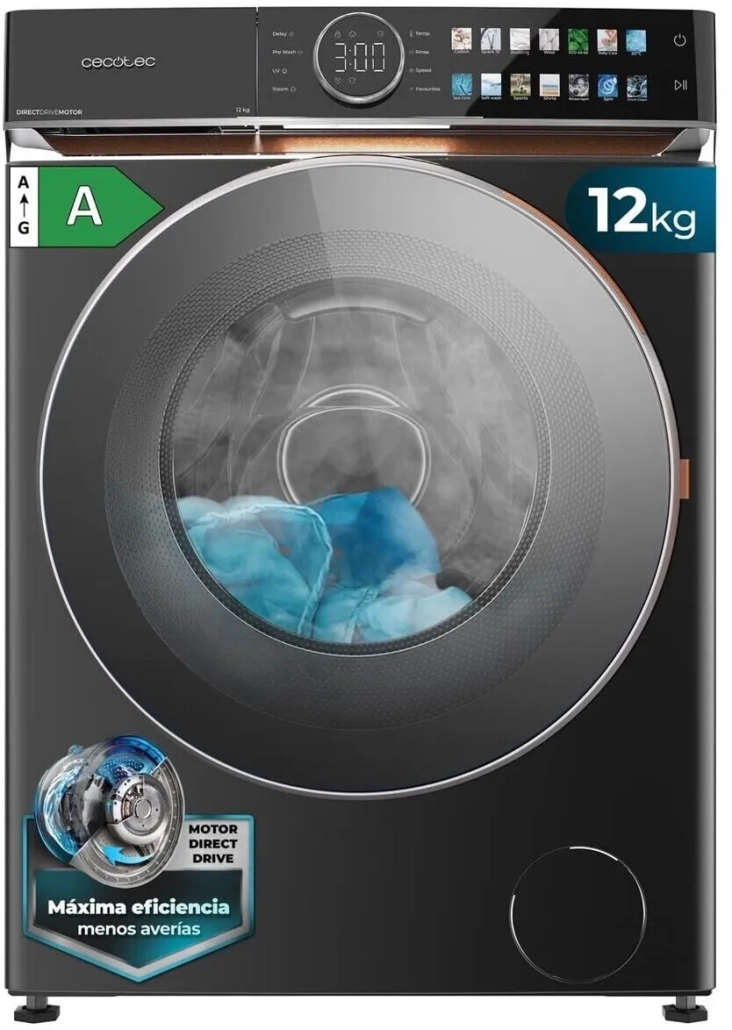 Cecotec Bolero DressCode 12980 Direct Drive Steel A Waschmaschine