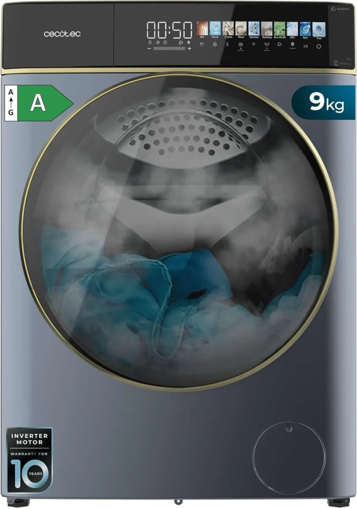 Cecotec Bolero DressCode 9900 Autodose Inverter FullColor A Ice Blue Waschmaschine