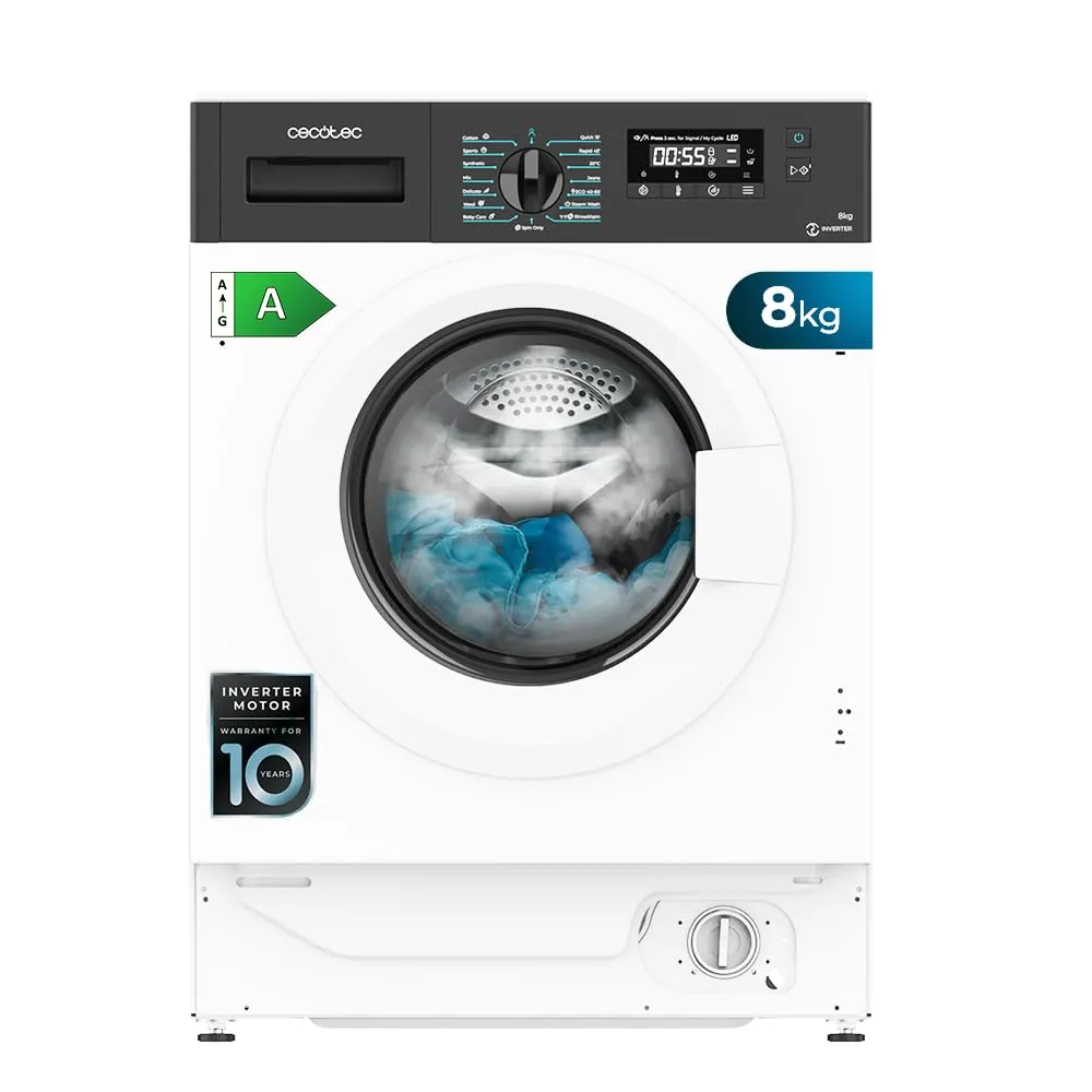 Cecotec Bolero Dresscode 840 Bi Inverter White Waschmaschine