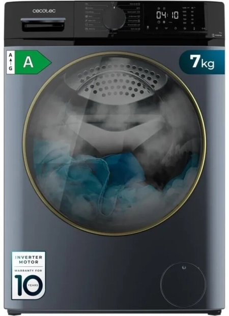 Cecotec DressCode 7610 Inverter Ice Blue Waschmaschine