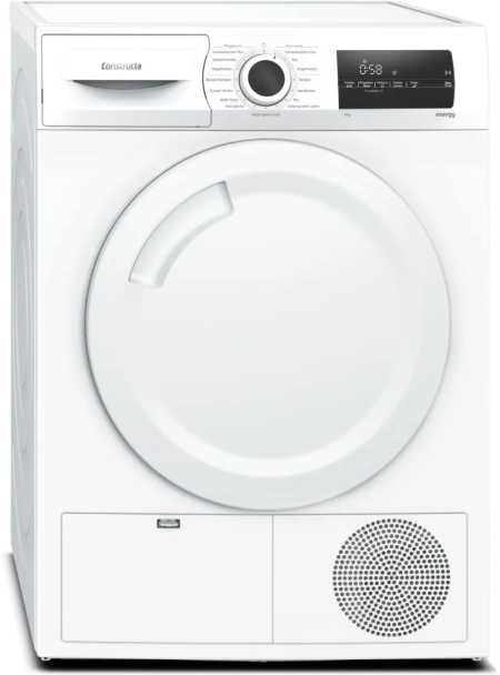 Constructa CWK3R208 Wärmepumpentrockner - modernes Design und innovative Funktionen