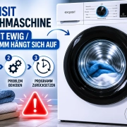 Exquisit Waschmaschine mit hängendem Programm