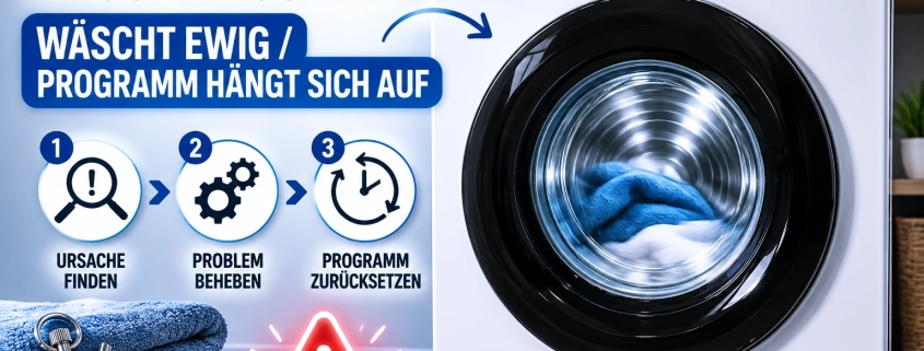 Exquisit Waschmaschine mit hängendem Programm