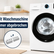 Exquisit Waschmaschine mit abgebrochener Trommelrippe