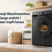 Gorenje Waschmaschine mit undichtem Bullauge, Wasser tropft heraus