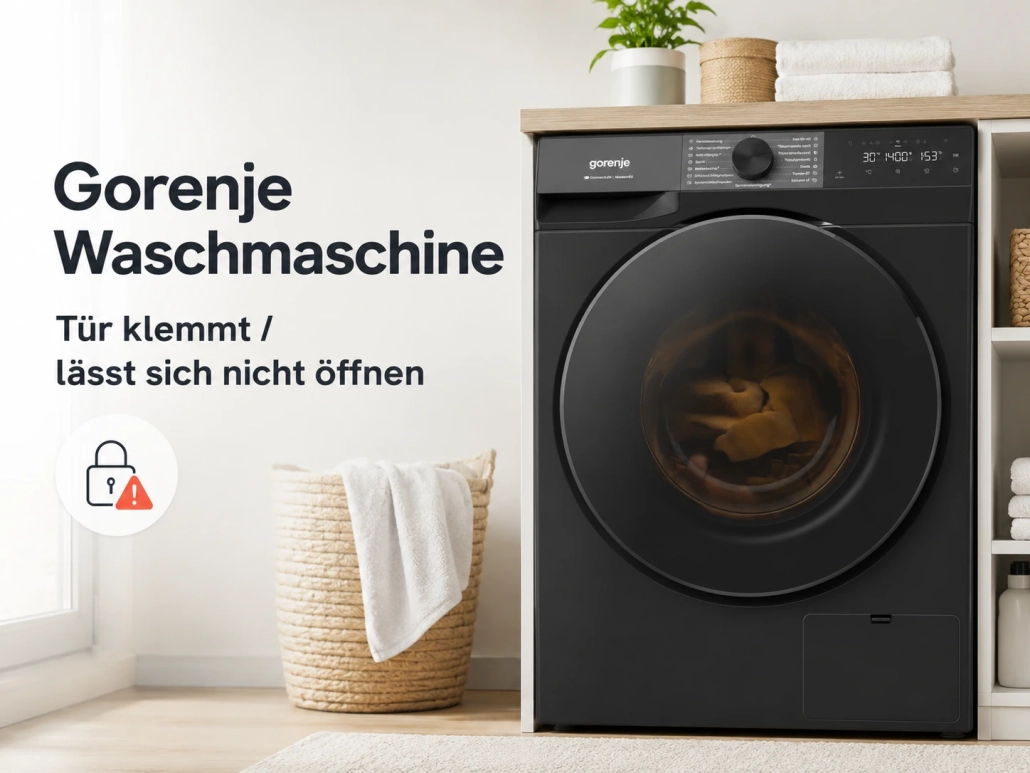 Gorenje Waschmaschine: Tür klemmt / lässt sich nicht öffnen