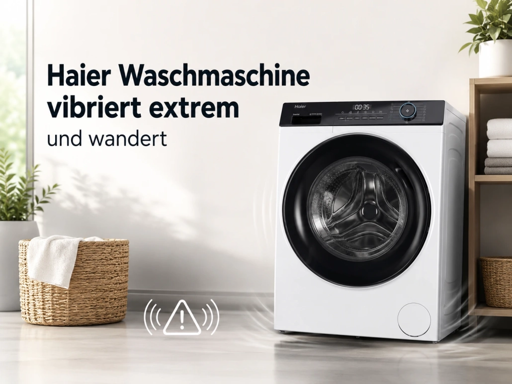 Haier Waschmaschine vibriert extrem stark und wandert