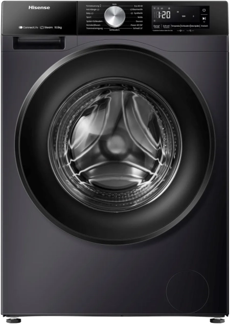 Hisense WF3S1043BB3 Waschmaschine 10kg dunkles Design