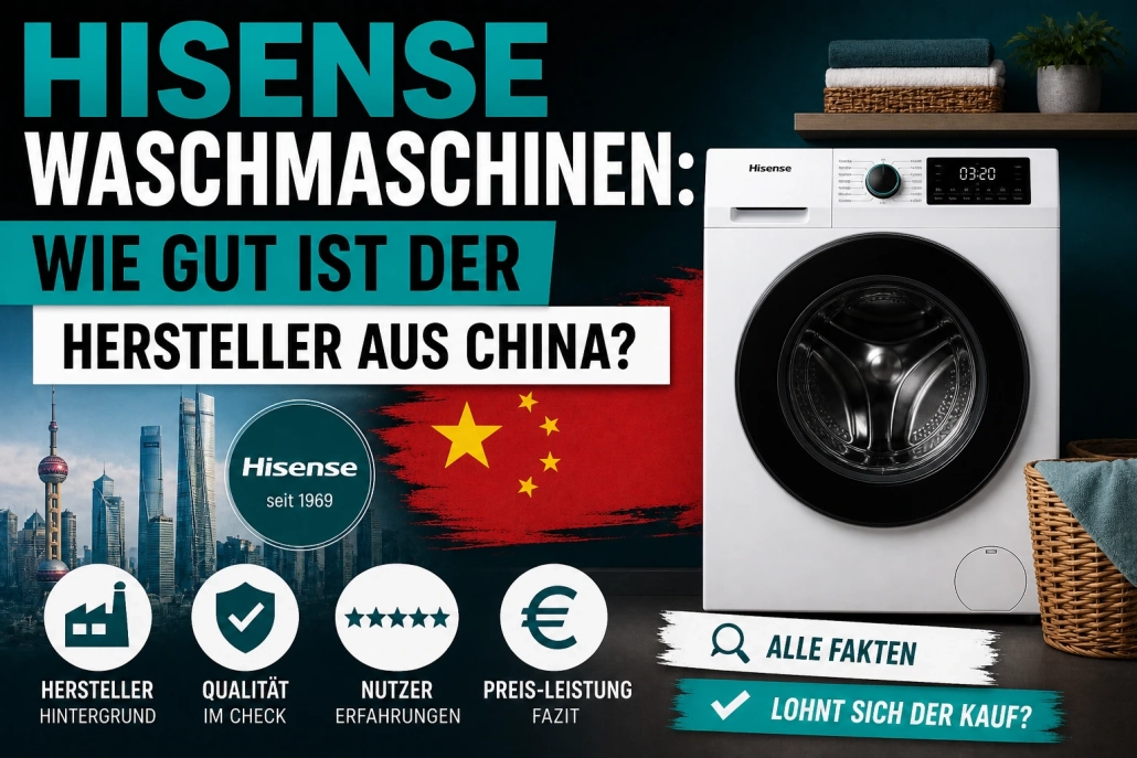 Hisense Waschmaschinen: Wie gut ist der Hersteller aus China