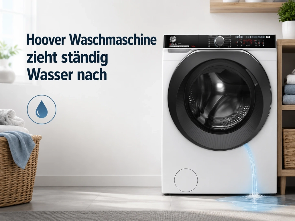 Hoover Waschmaschine zieht während des Waschens ständig Wasser nach