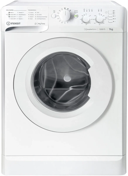 Indesit MTWC 71296 W IT Waschmaschine, 7-kg-Frontlader in Weiß