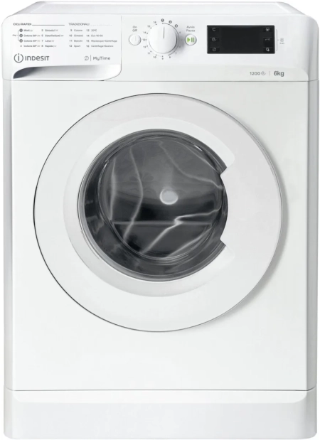 Indesit MTWSE 61251 W IT Waschmaschine, 6-kg-Frontlader in Weiß