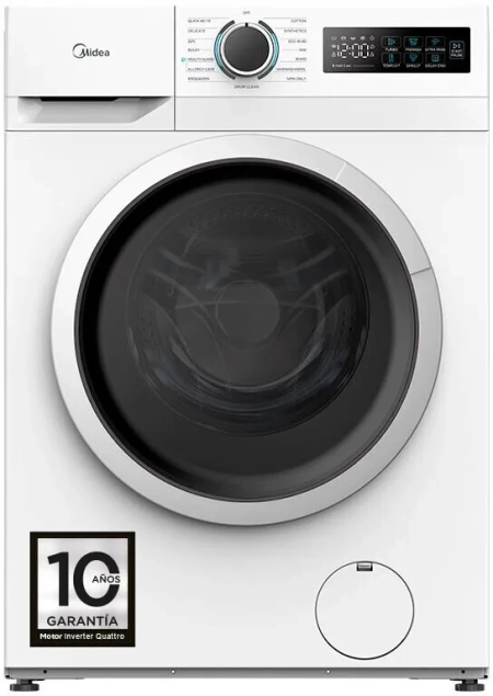 Midea MF110W80BA10/W-ES Waschmaschine Frontansicht