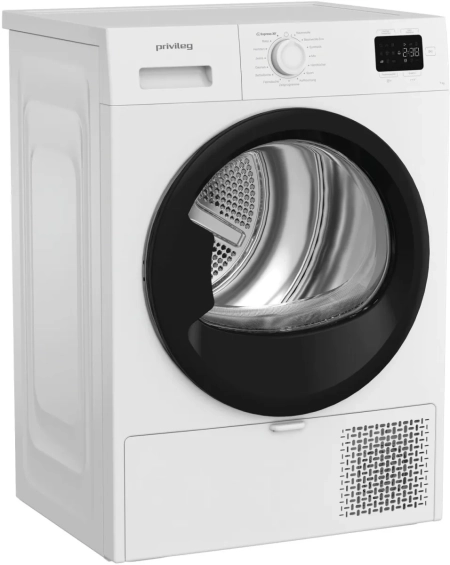 Privileg PD 7D WMB Wärmepumpentrockner - weißes Gerät mit 7-kg-Trocknungsleistung