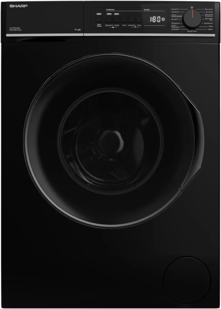 Sharp ES-PRO814BA-DE Waschmaschine schwarz 8kg Frontlader