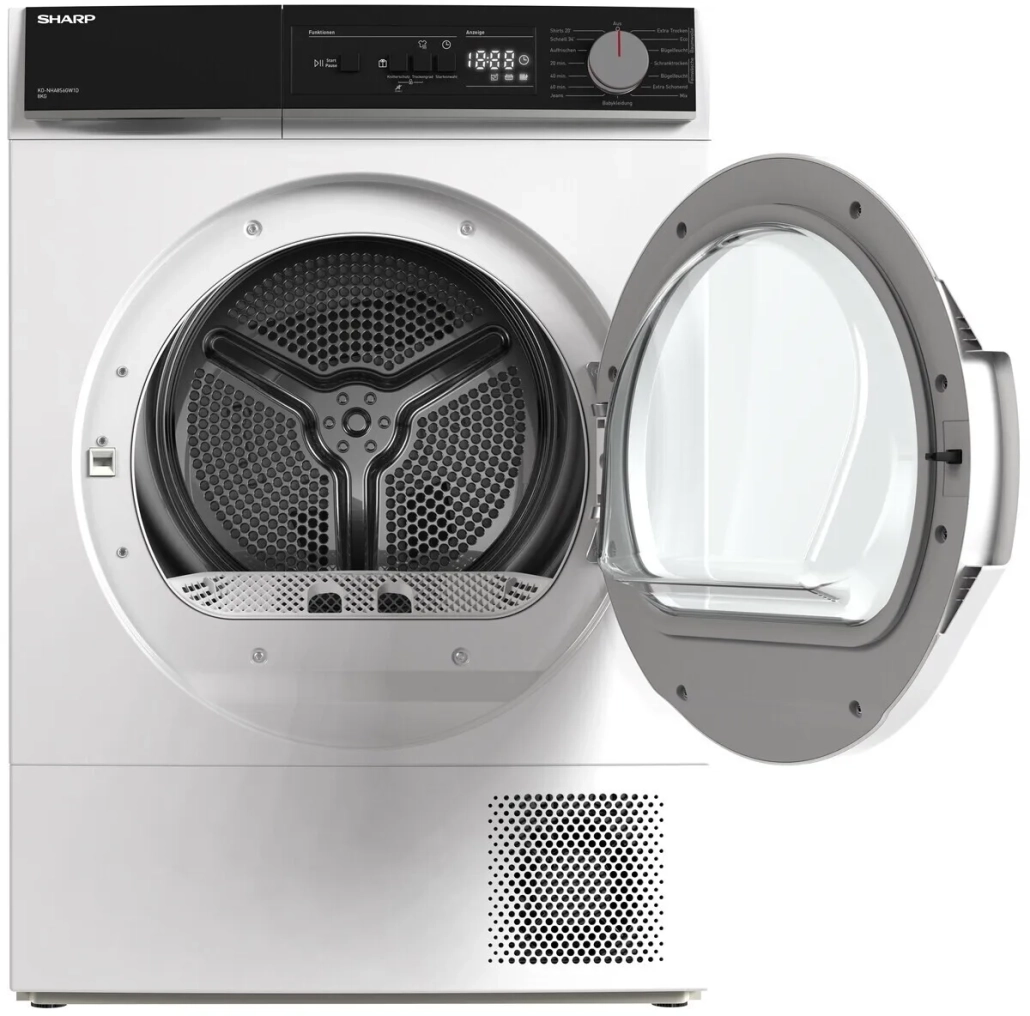 Sharp KD-NHA8S6GW1D-DE Wärmepumpentrockner