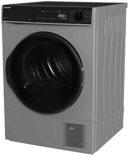 Sharp KD-PRO8S7GSC-DE Wärmepumpentrockner in Grau/Silber