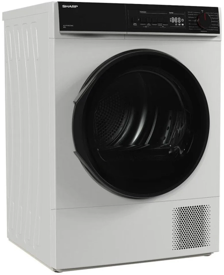 Sharp KD-PRO8S7GWC-DE Wärmepumpentrockner, weiß, 8 kg, WiFi, Sensortrocknung