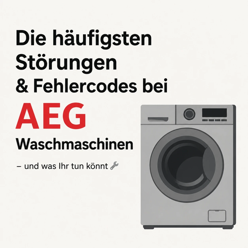 Störungen & Fehlercodes bei AEG Waschmaschinen