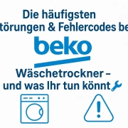 Beko Wäschetrockner Störungen und Fehlercodes