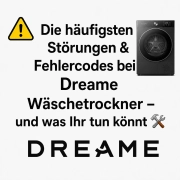 Störungen & Fehlercodes bei Dreame Wäschetrockner