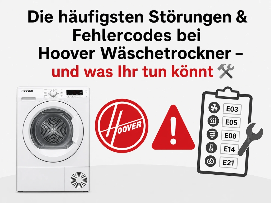Störungen & Fehlercodes bei Hoover Wäschetrockner